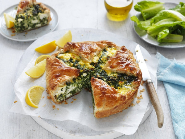 Spinach and Cheese Pie with Italian Flair