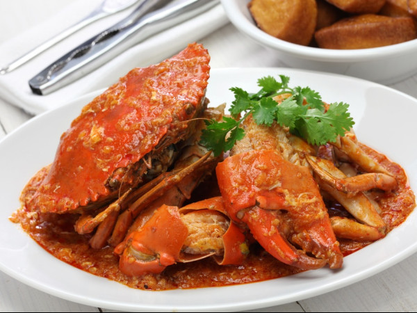 Singaporean Spicy Crab Dish