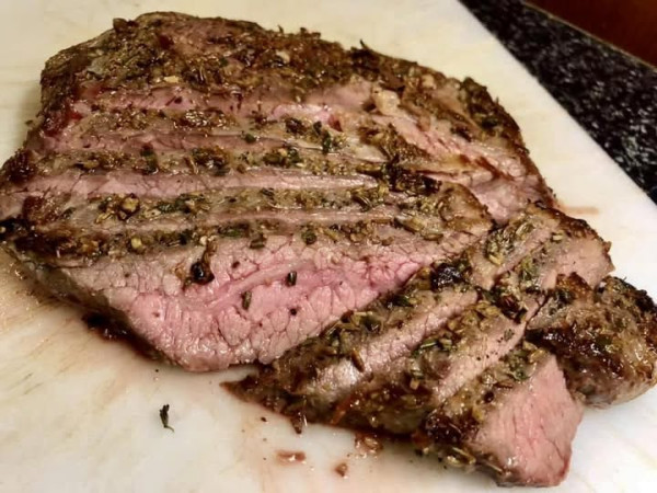 Oranges and Garlic Fennel Flank Steak
