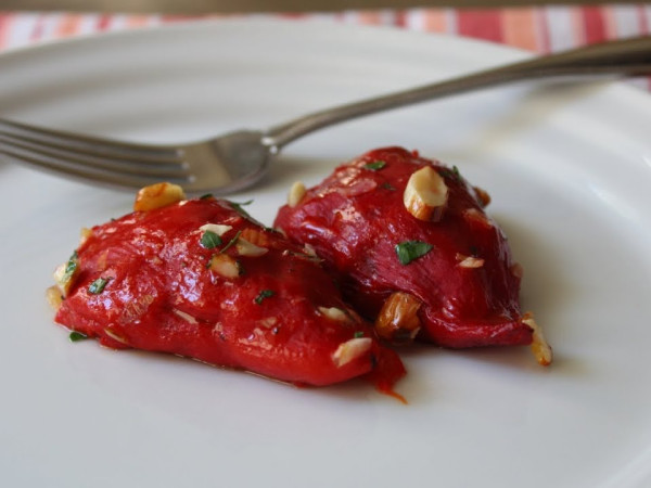 Sausage-Filled Piquillo Peppers