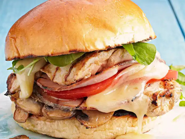 Chicken Sandwich with Cordon Bleu Twist