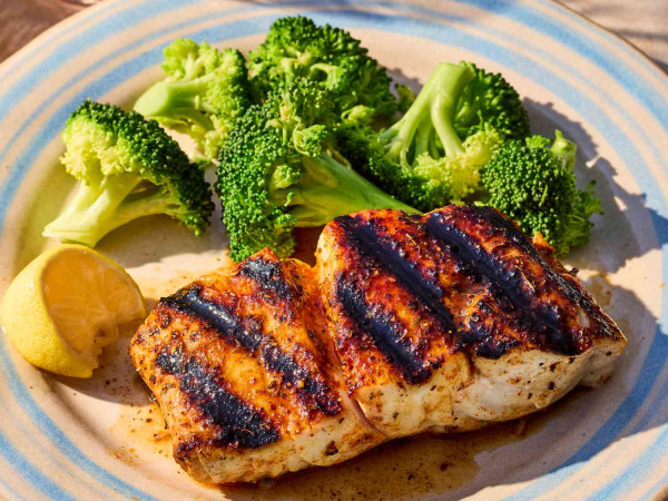 Barbecue Broiled Red Snapper