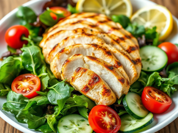 Zesty Black Lemon Chicken Salad