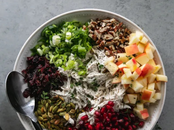 Seasonal Chicken Salad for Autumn