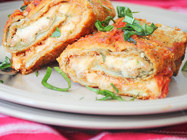 Breaded Eggplant Rolls