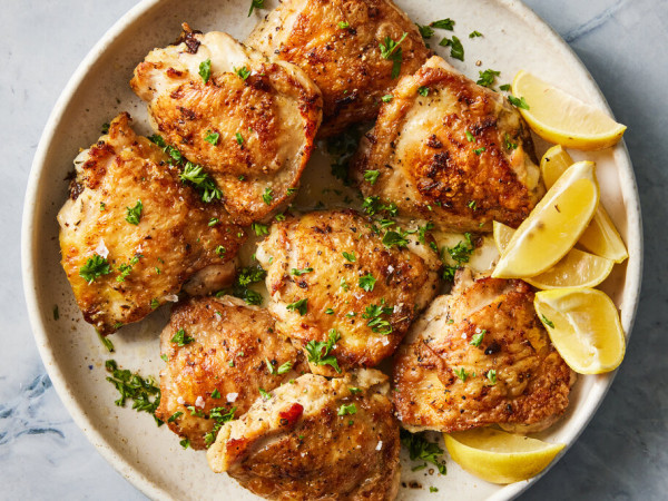 Quick and Easy Roasted Chicken Thighs