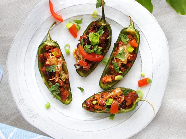 Chorizo-Filled Peppers for a Keto Diet