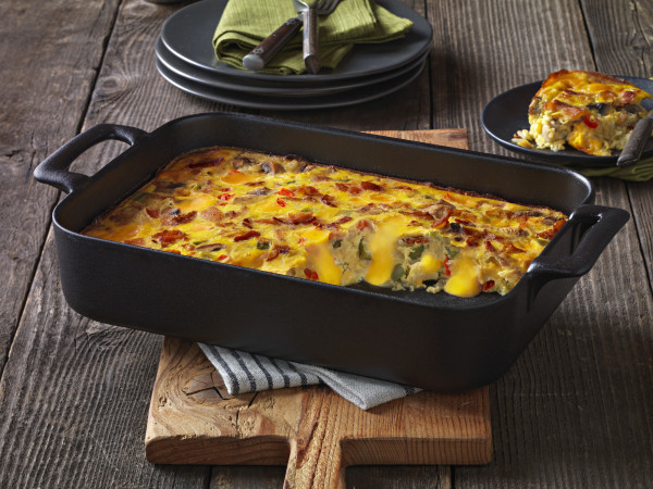 VELVEETA® Bacon and Cheese Brunch Bake