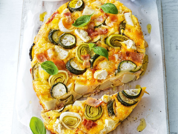 Potato-Zucchini Frittata Delight