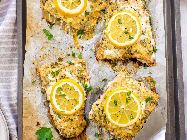 Single Serving Healthy Dijon Salmon