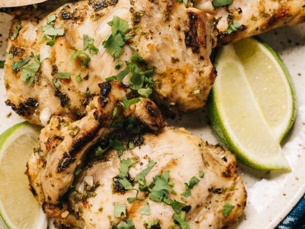 Cilantro and Lime Infused Grilled Chicken