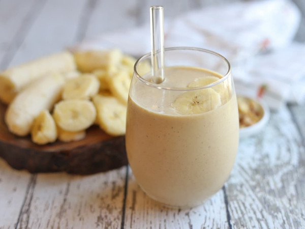 Plant-Based Peanut Butter and Banana Shake