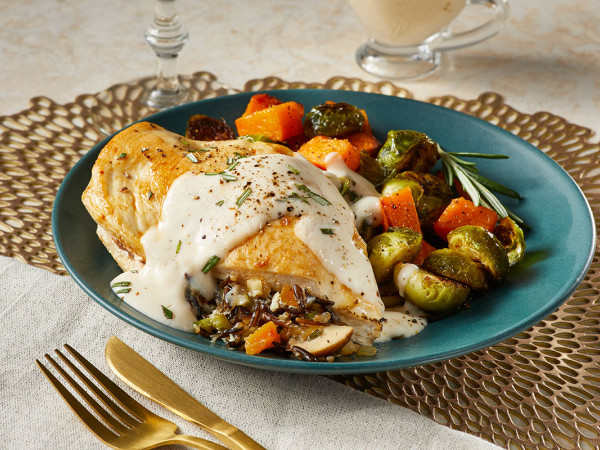 Asiago-Stuffed Chicken Breasts