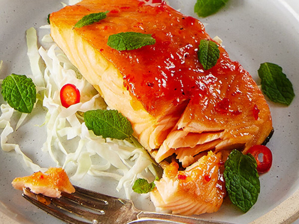 Fiery Salmon with Hot Peppers