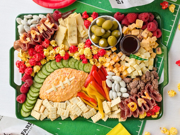 Game Day Snack Board for Halftime