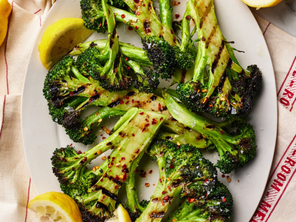 Zesty Grilled Broccoli