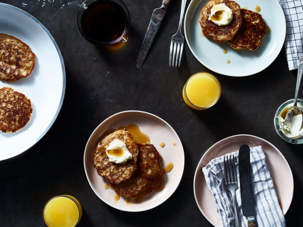 Overnight Oat Pancakes