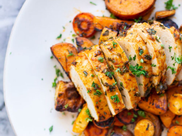 Roasted Chicken and Vegetables with Fresh Herbs