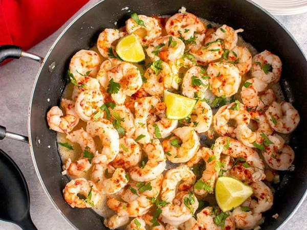 Garlic Lime Shrimp Sauté with Cilantro