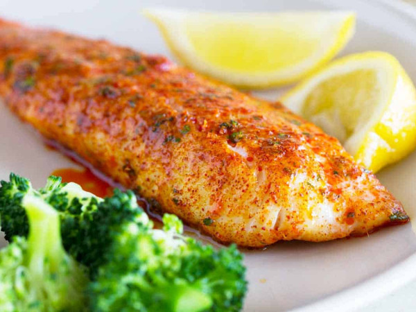 Almond-Parmesan Crusted Tilapia Fillets