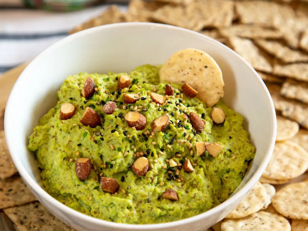 Wasabi-Soy Hummus Delight