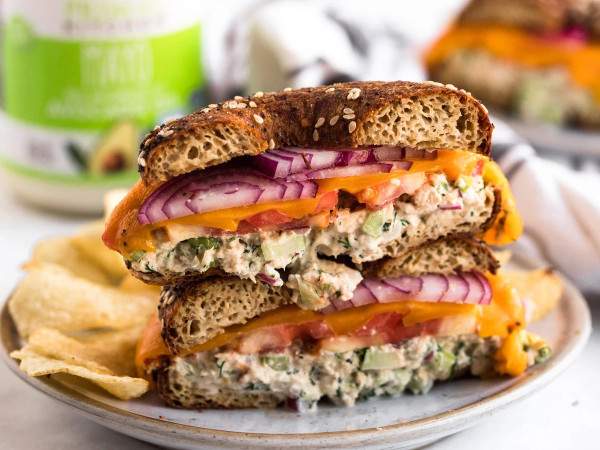 Tuna Melt Sandwiches with Lemon and Dill