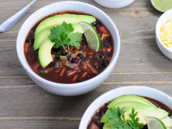 Spicy Turkey and Black Bean Soup with a Smoky Flavor