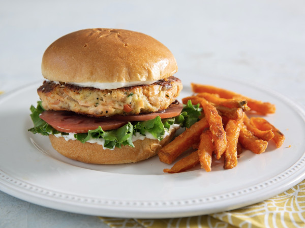 Lemon-Infused Salmon Burger Delight