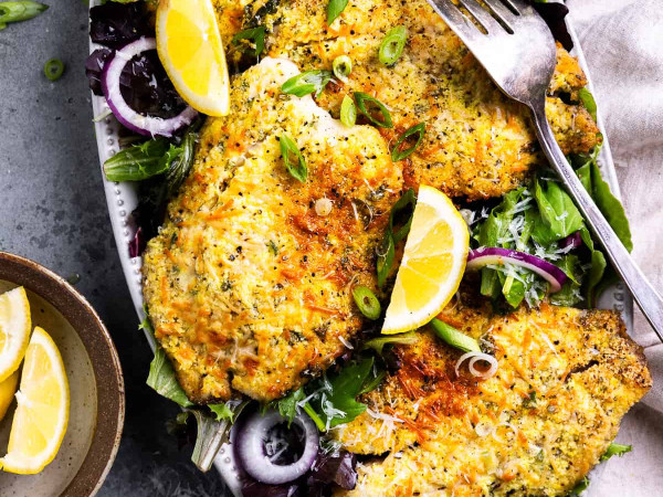 Broiled Tilapia with Lemon and Parmesan