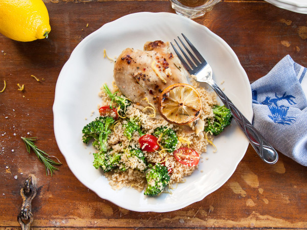 Rosemary-Infused Chicken and Couscous Salad