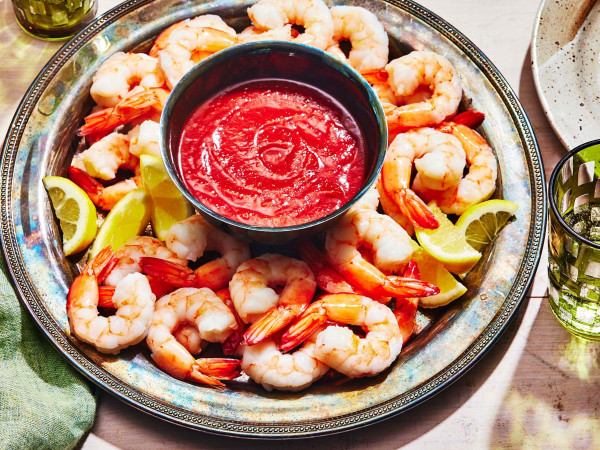 Alcohol-Infused Shrimp