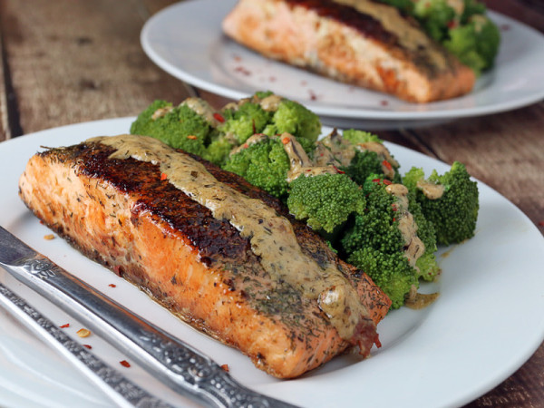 Dill and Tarragon-Infused Salmon