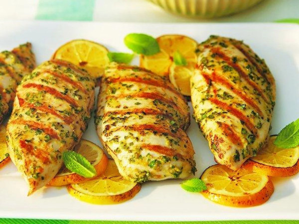 Chicken with Fresh Mint