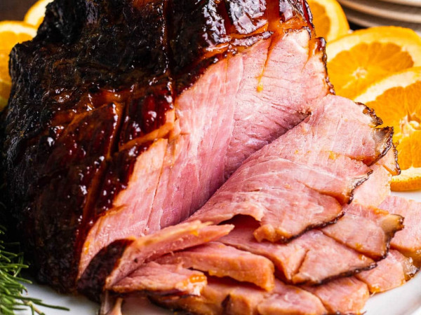 Apricot-Glazed Baked Ham