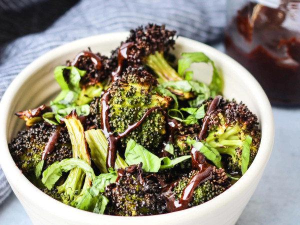 Broccoli Roasted with Garlic and Balsamic