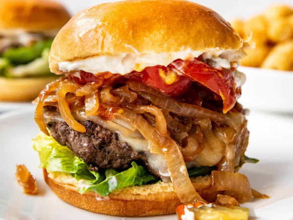 Cheddar and Bacon Bison Burgers