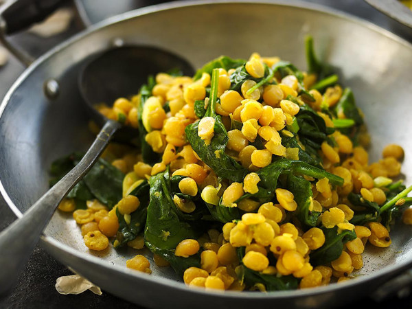Spinach and Mung Bean Dahl