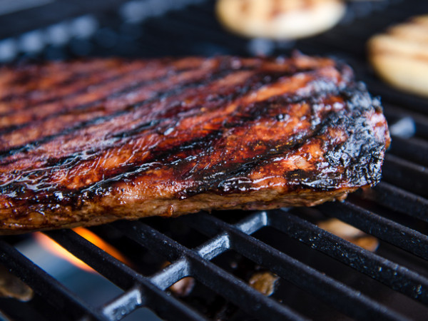 Flank Steak Marinated and Grilled