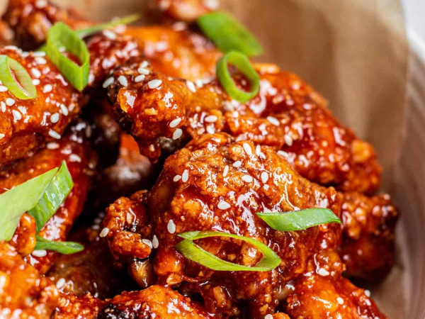 Crispy Korean Chicken Cooked in an Air Fryer