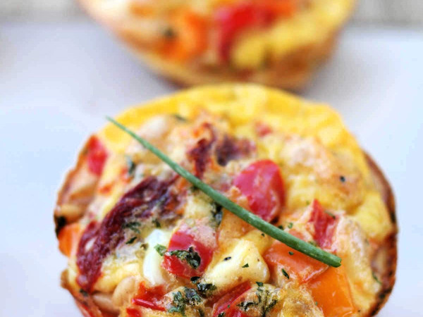 Muffin Pan Pizza Frittatas