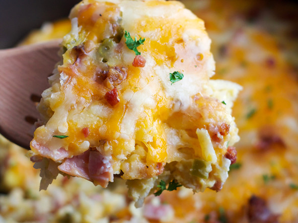 Easy Slow Cooker Egg Bake