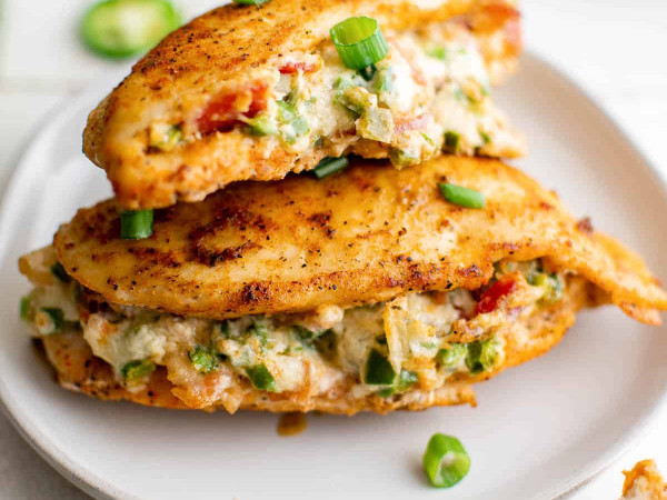 Jalapeno Popper-Filled Chicken Breasts