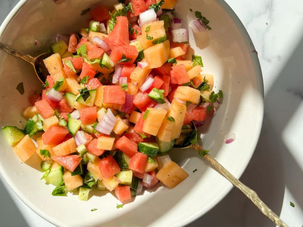 Refreshing Melon Salsa