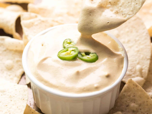 Dairy-Free Nachos with Queso