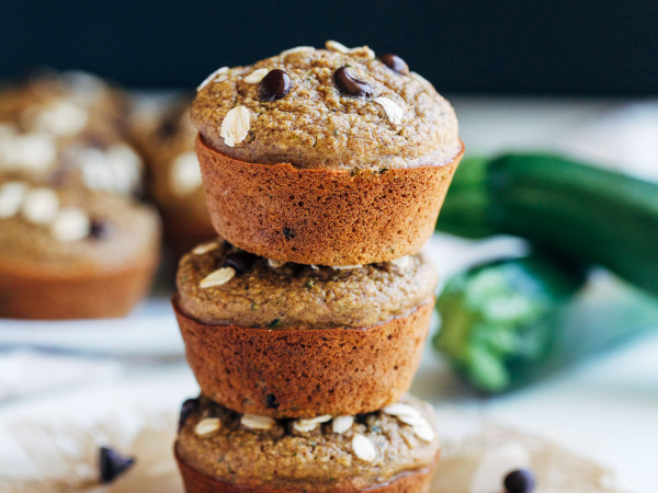 Zucchini Muffins Without Gluten