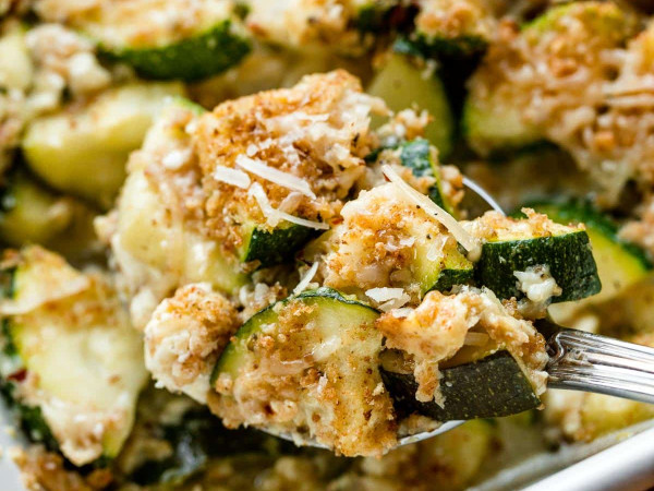 Feta and Zucchini Casserole