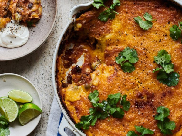Black Bean Tamale Casserole