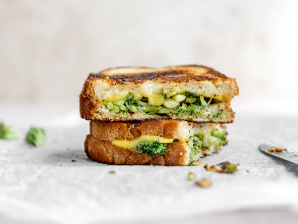 Grilled Cheese and Broccoli Delight