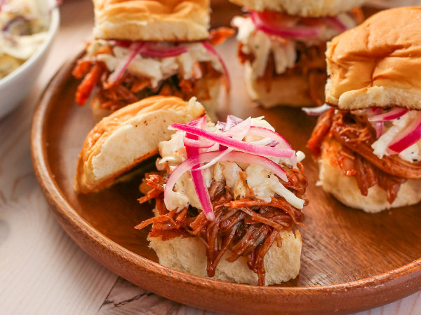 Grilled Turkey Sliders with BBQ