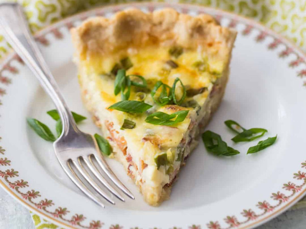 Festive Turkey Quiche